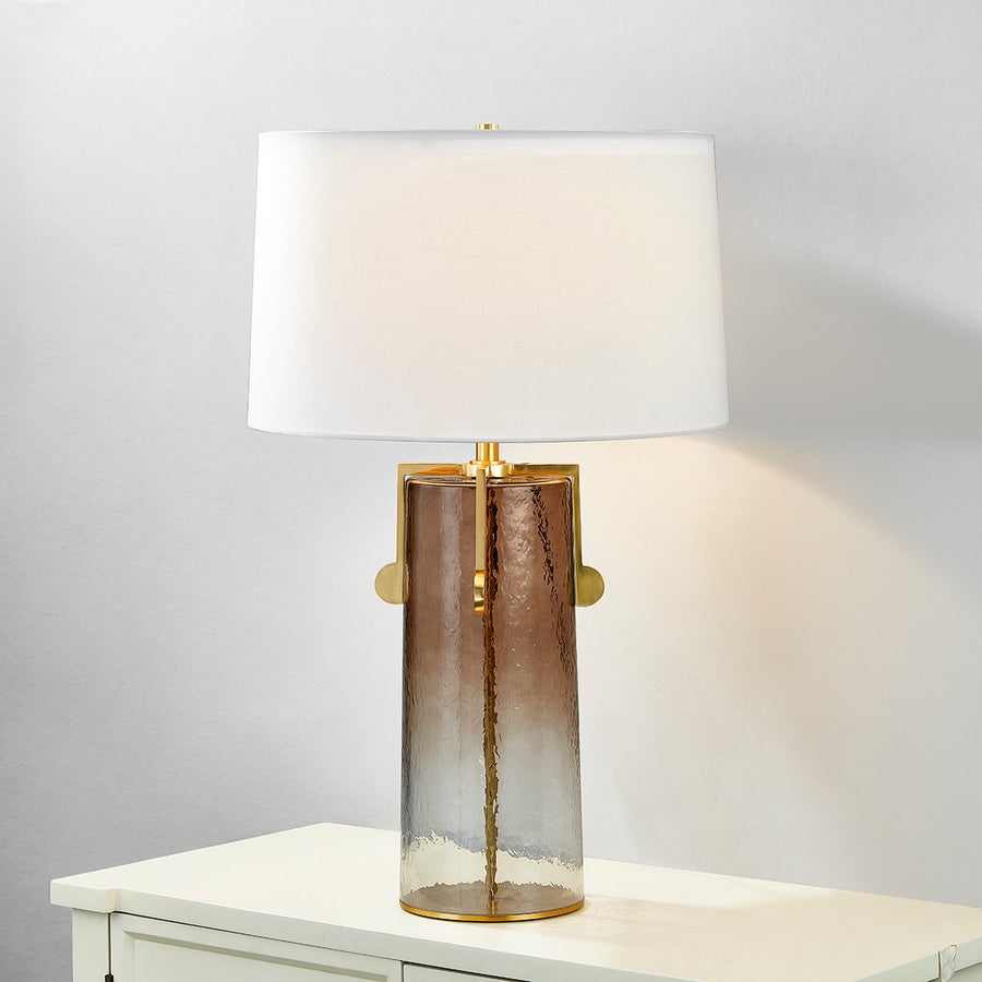 Hudson Valley Lighting WILDWOOD TABLE LAMP — Aged Brass
