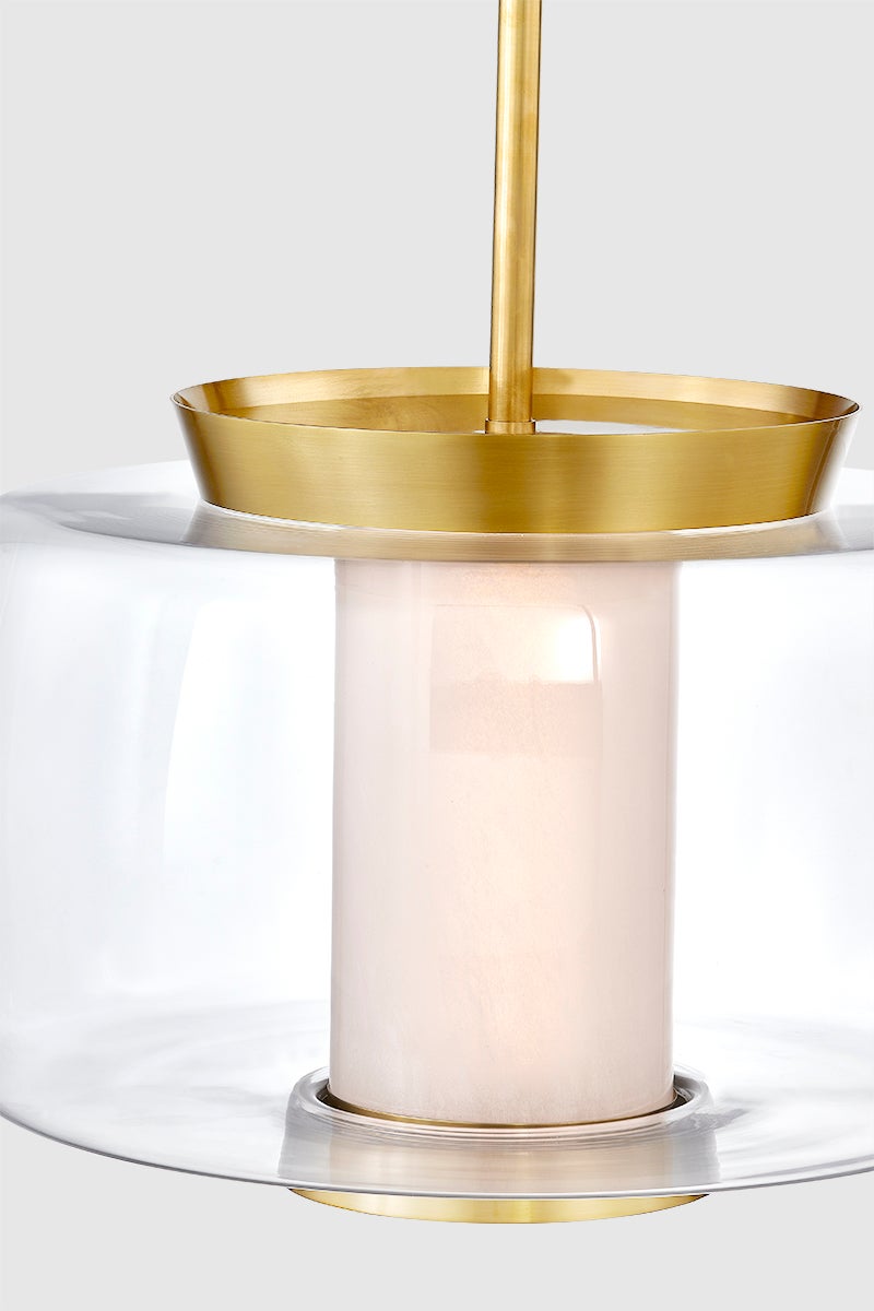 Hudson Valley Lighting BEAU Pendant — Aged Brass