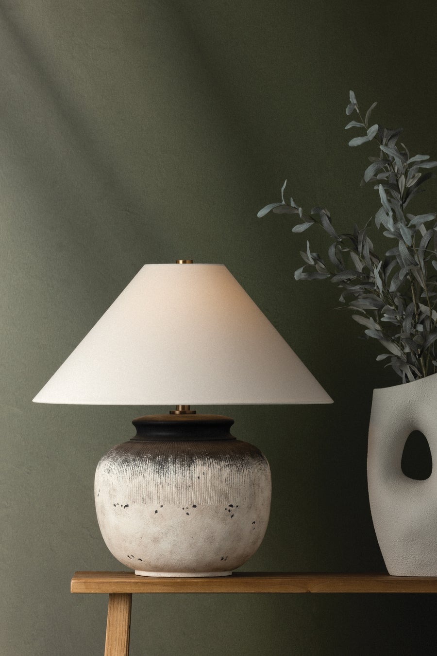 Troy Lighting Unearthed Table Lamp — PTL1723-PBR/CFH