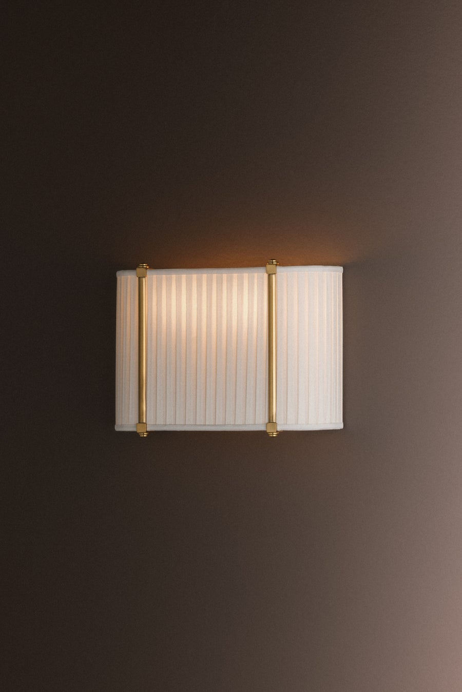 Hudson Valley Lighting Cornell Wall Sconce — Aged Brass