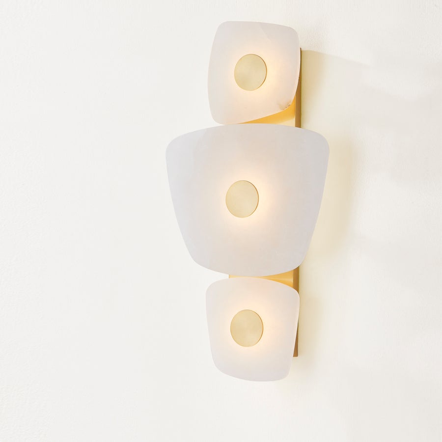 Hudson Valley Lighting HOLMDEL Wall Sconce — Aged Brass