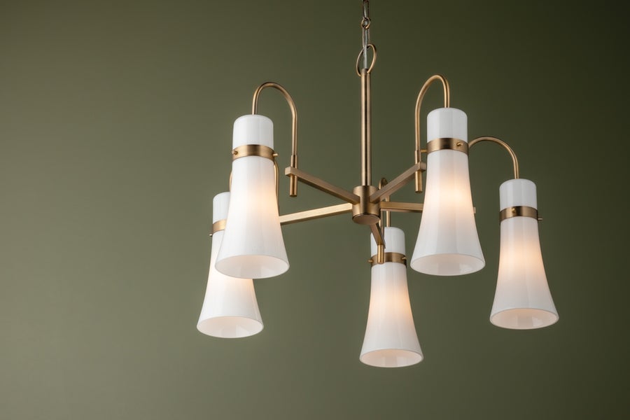 Troy Lighting MAPLE Chandelier — F3427-PBR