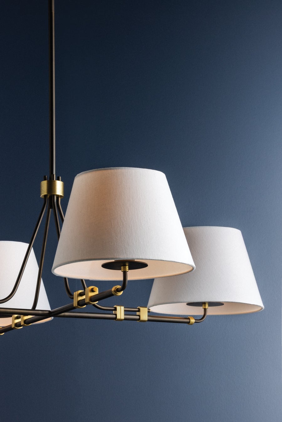 Hudson Valley Lighting Crown Heights Chandelier — 1064-AGB/DB