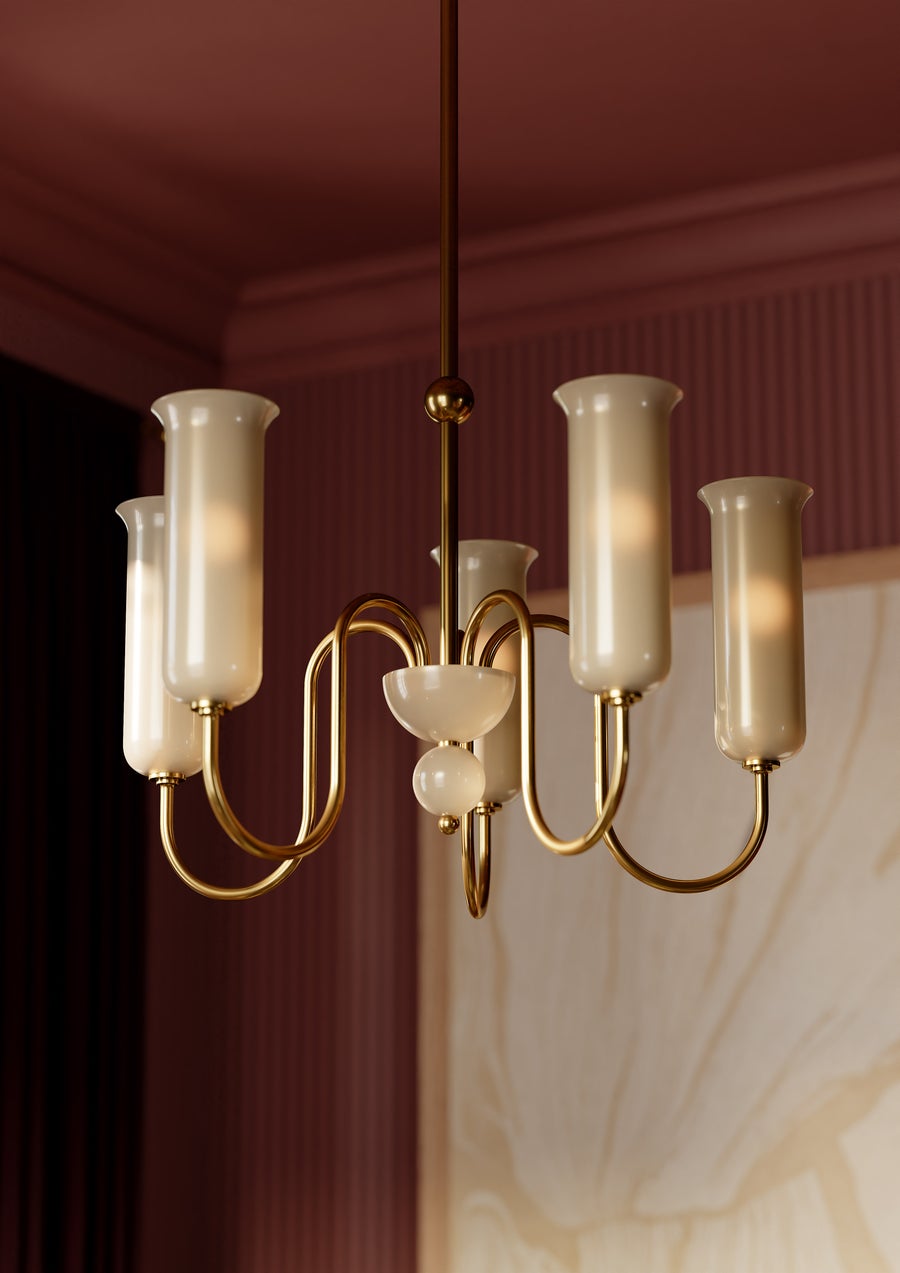 Mitzi Alessandra Chandelier — H1165805-PBR