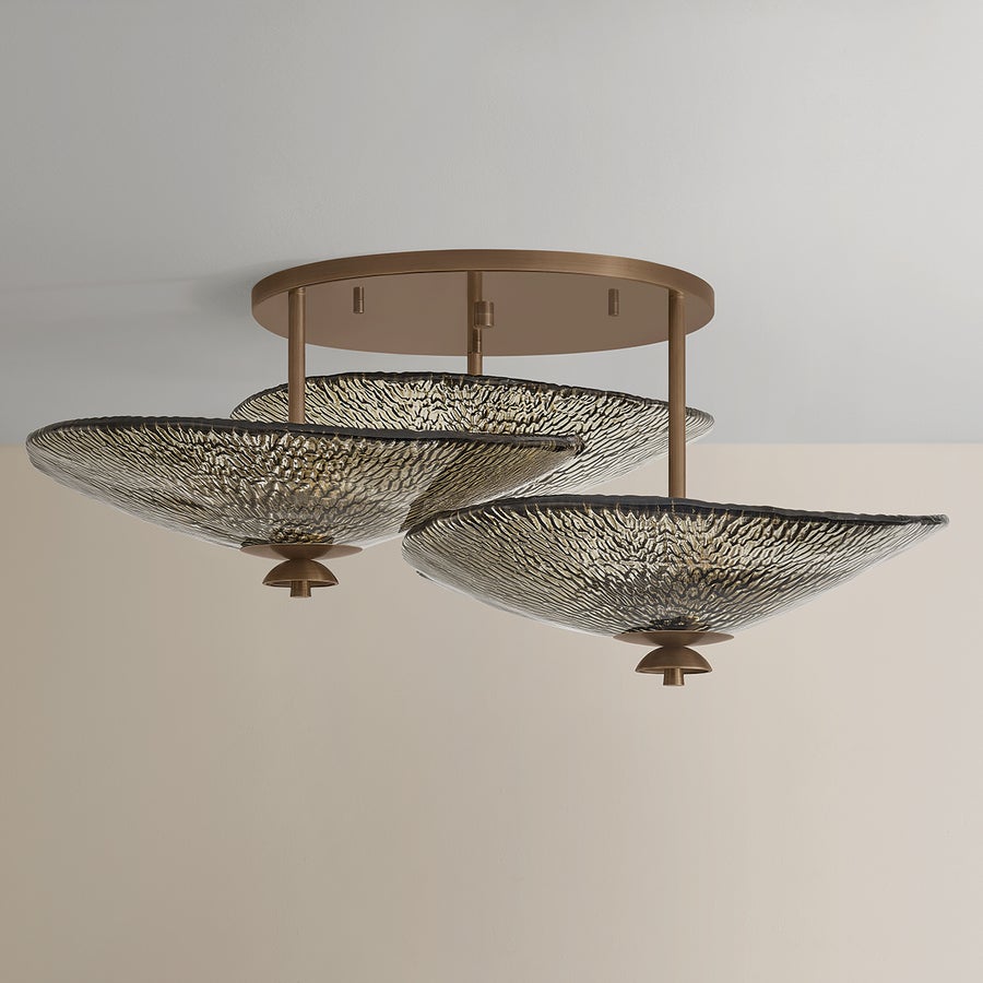Corbett Lighting Alba Semi Flush — 559-36-OWB
