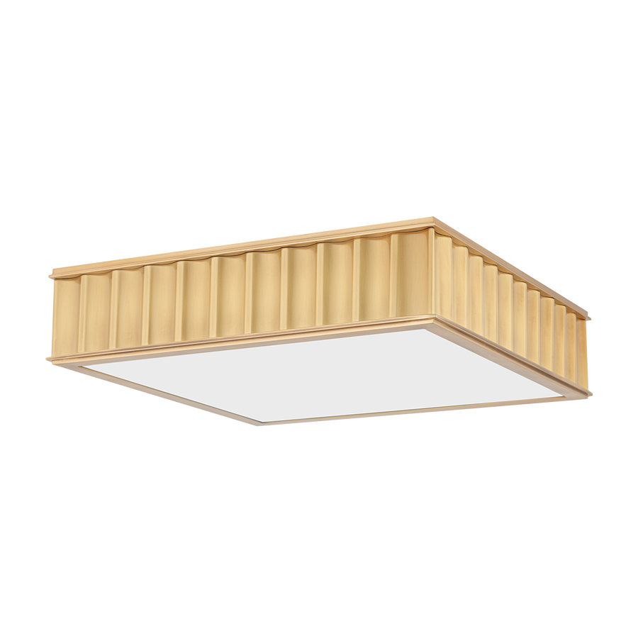 Hudson Valley Lighting Middlebury Flush Mount — Aged Brass