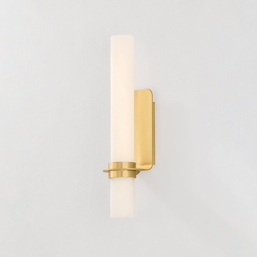 Hudson Valley Lighting GROVELAND STATION Wall Sconce — Aged Brass