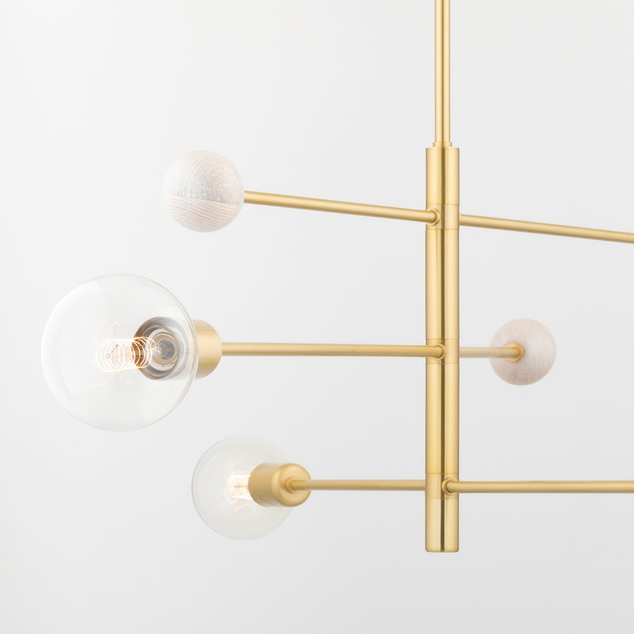 Mitzi Slater Chandelier — H491803-AGB