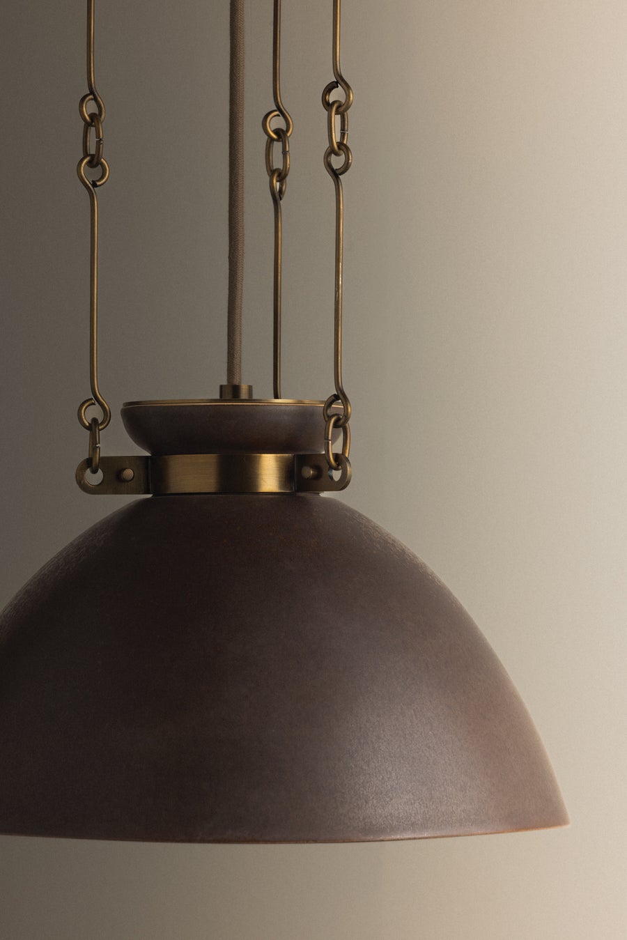 Troy Lighting Allston Pendant — F7314-PBR/CMU