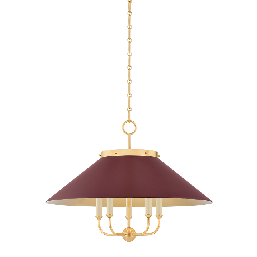 Hudson Valley Lighting Clivedon Chandelier — MDS1403-AGB/CRN