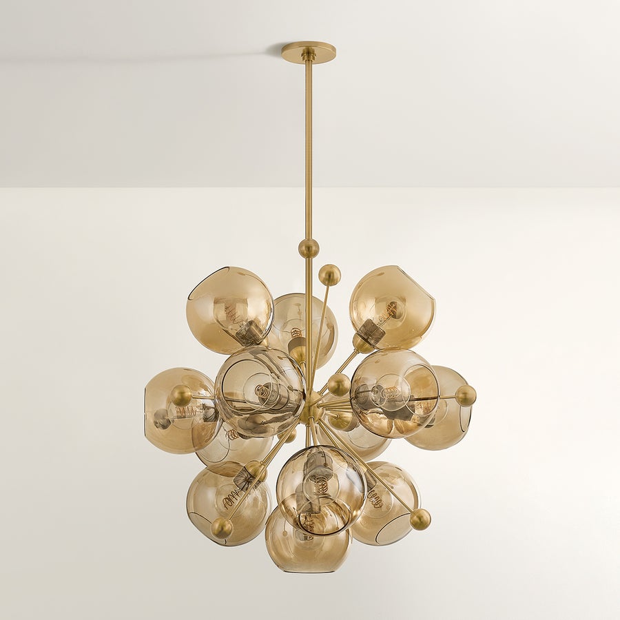 Troy Lighting ELLORY CHANDELIER — F1232-PBR