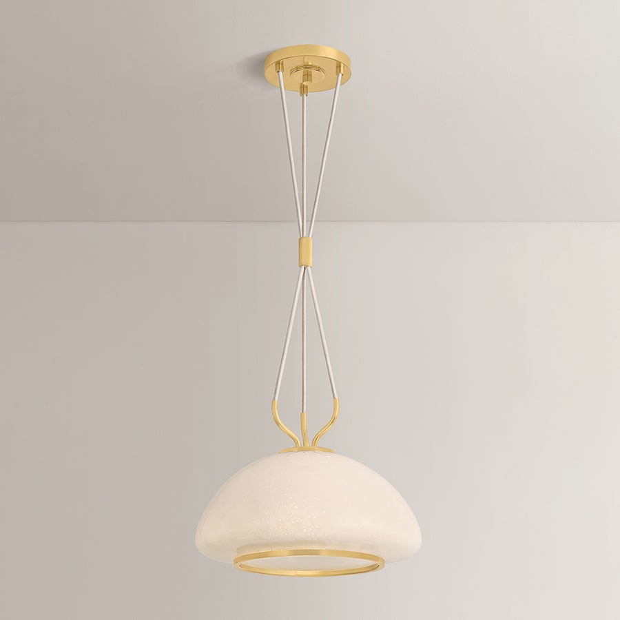 Hudson Valley Lighting Baudette Pendant — Aged Brass