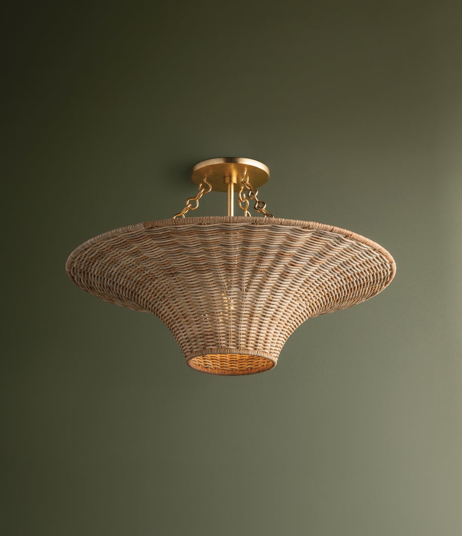 Troy Lighting KETAN Semi Flush — C2425-VGL