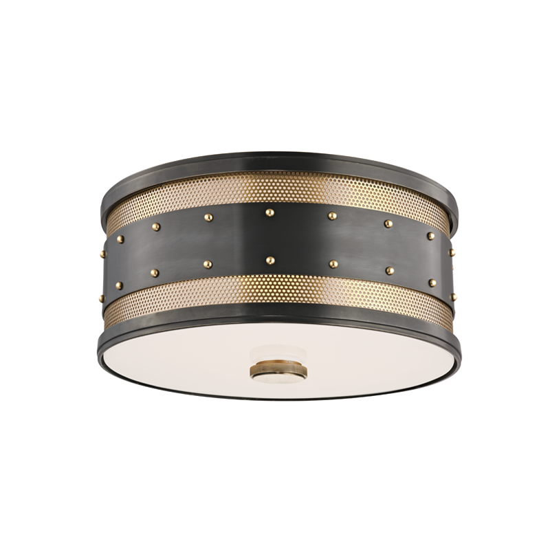 Hudson Valley Lighting Gaines Flush Mount — 2202-AOB