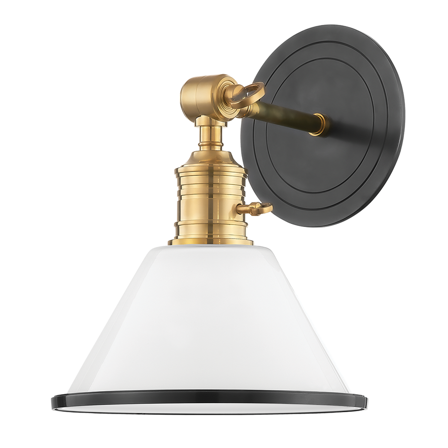Hudson Valley Lighting Garden City Wall Sconce — 8331-AOB
