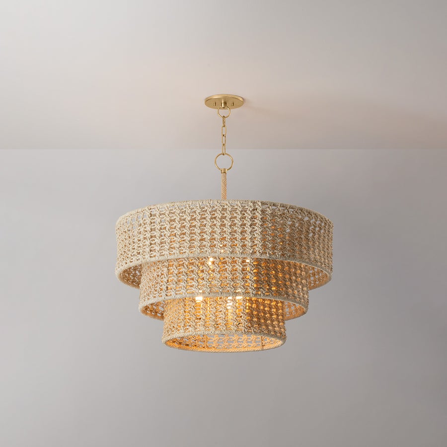 Hudson Valley Lighting YORKHILL PENDANT — Vintage Gold Leaf