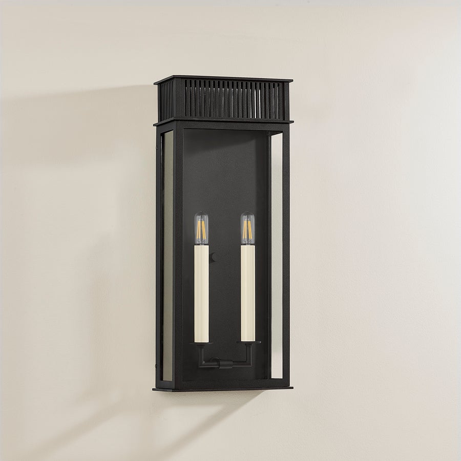 Troy Lighting Gridley Exterior Wall Sconce — B6022-TBK