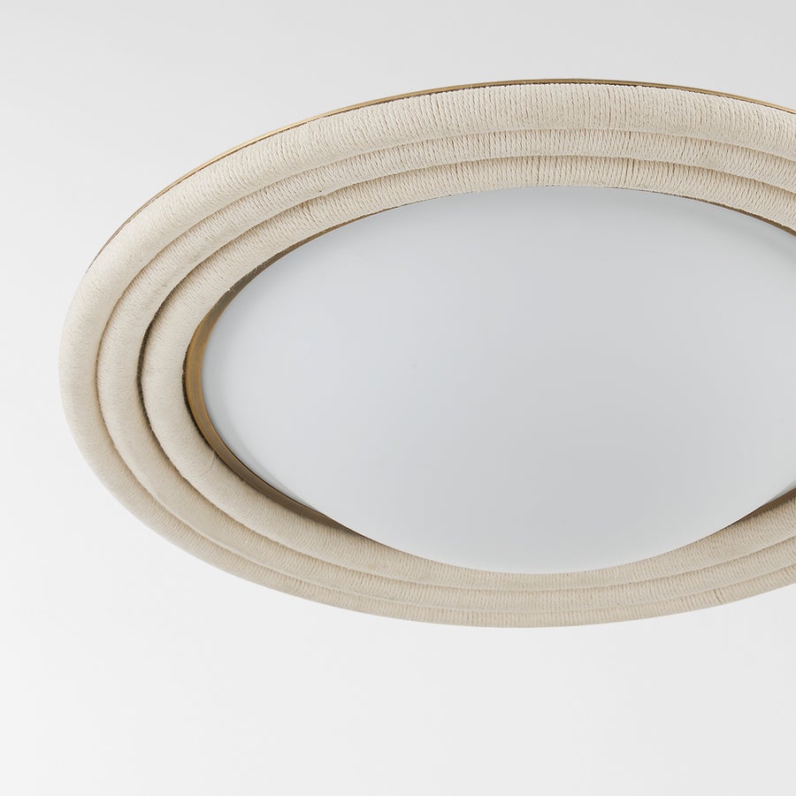 Troy Lighting ZION Flush Mount — C8916-PBR
