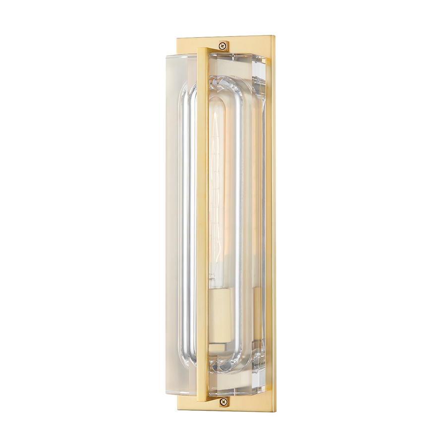 Hudson Valley Lighting Hawkins Wall Sconce — Aged Brass