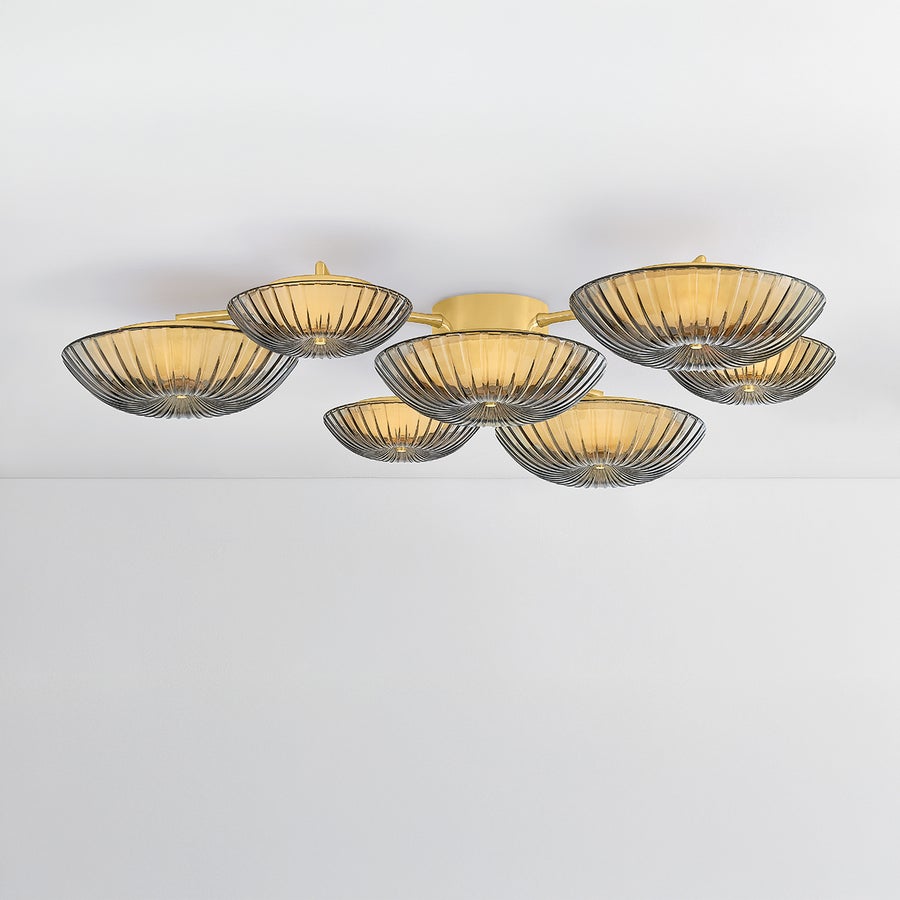 Corbett Lighting BIRMINGHAM Flush Mount — 512-52-VPB