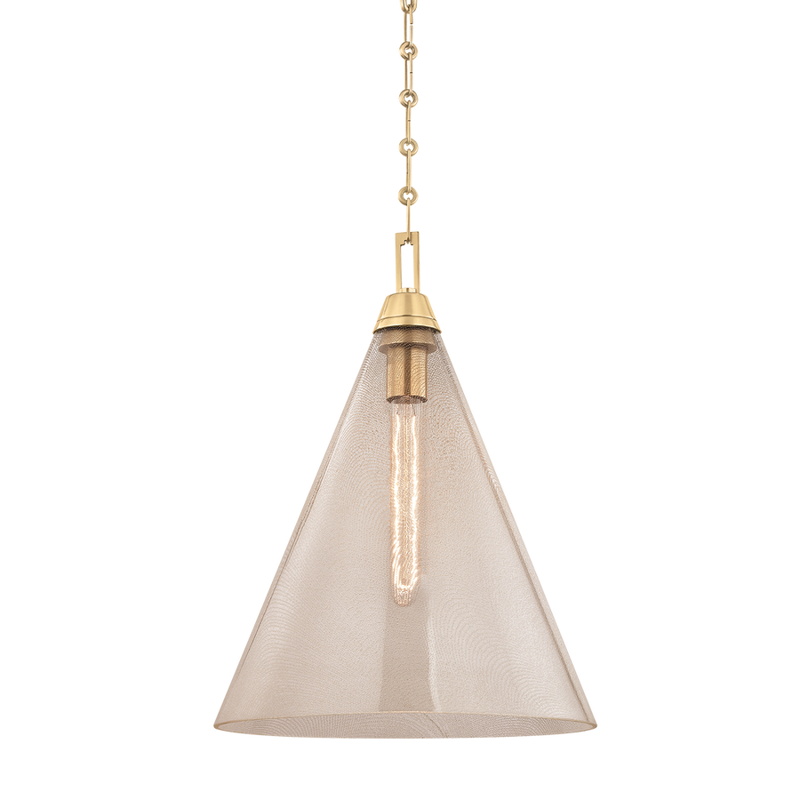 Hudson Valley Lighting Newbury Pendant — Aged Brass
