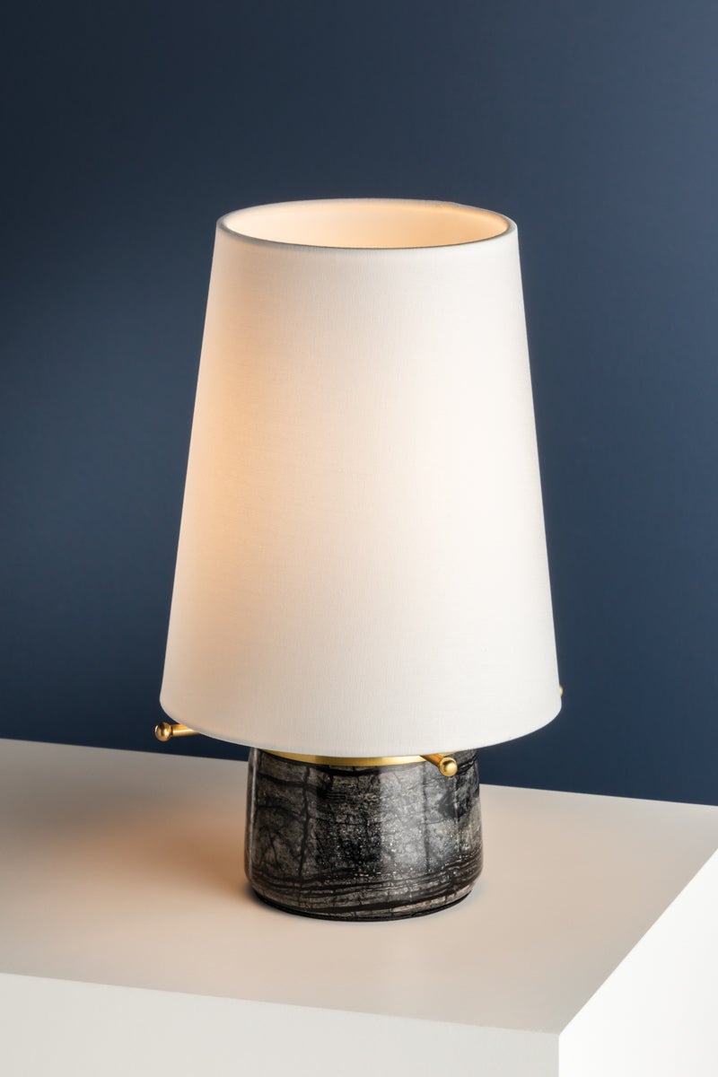Hudson Valley Lighting CENTRAL VALLEY Rechargeable Table Lamp — Aged Brass