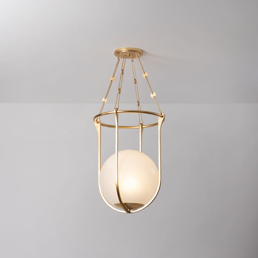 Hudson Valley Lighting VERBANK LANTERN — Vintage Gold Leaf