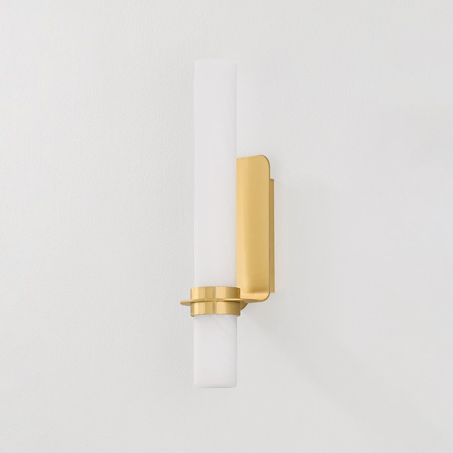 Hudson Valley Lighting GROVELAND STATION Wall Sconce — Aged Brass
