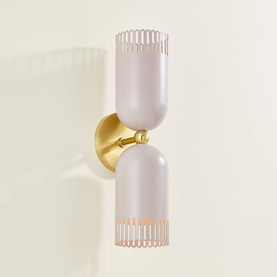 Mitzi Liba Wall Sconce — H884102-AGB/SPG