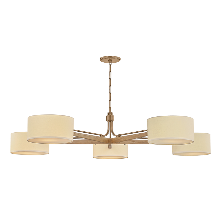 Troy Lighting MAILO CHANDELIER — F5665-PBR