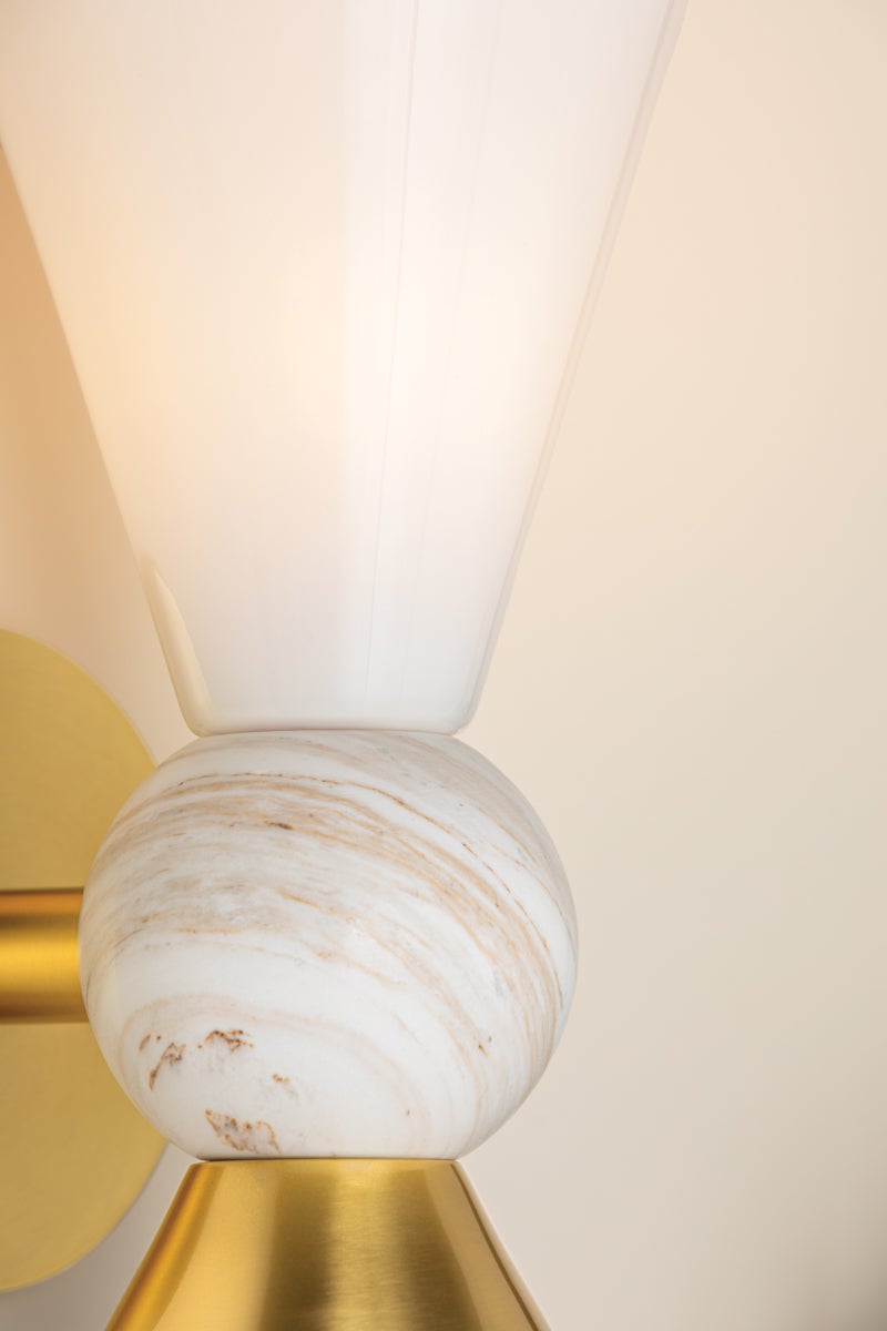 Mitzi Mona Wall Sconce — H908101-AGB