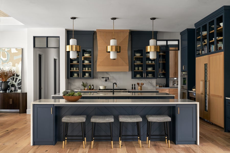Corbett Lighting Melrose Pendant — 275-44-VB/SBK