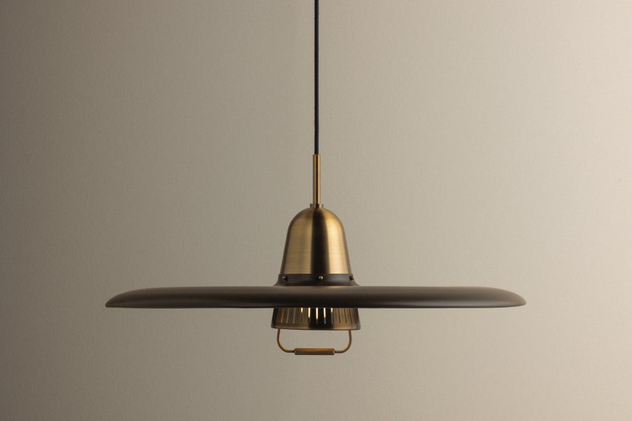 Troy Lighting Gilroy Pendant — F2625-PBR/BRZ