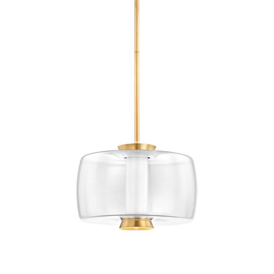 Hudson Valley Lighting BEAU Pendant — Aged Brass