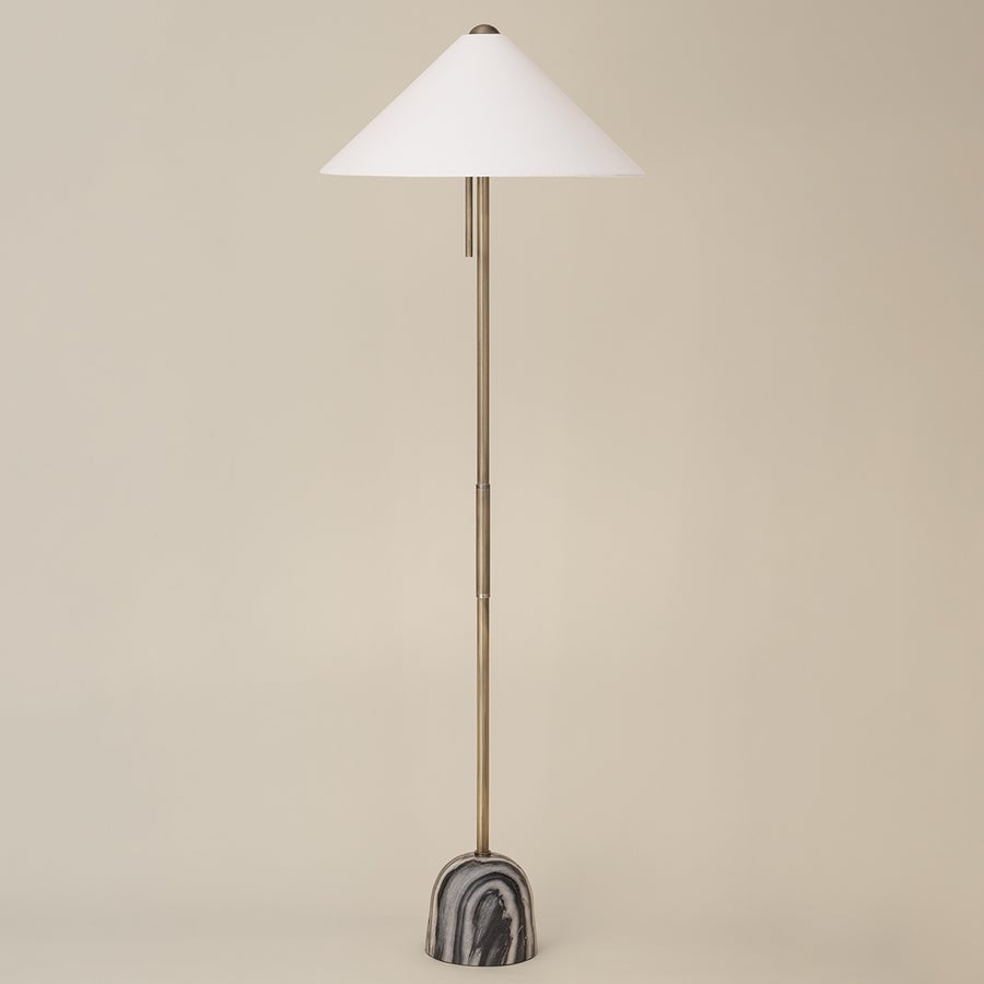 Troy Lighting Millbrae Floor Lamp — PFL5064-PBR