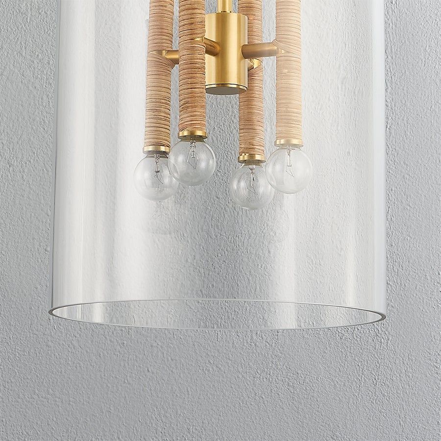 Hudson Valley Lighting Barlow Lantern — Aged Brass
