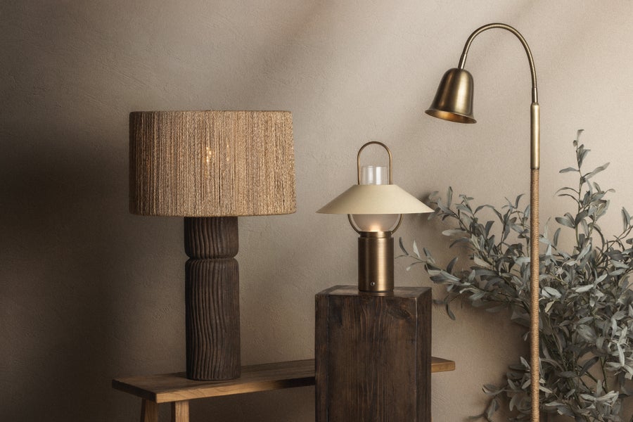 Troy Lighting Kindle Rechargeable Table Lamp — RTL4715-PBR/SSD