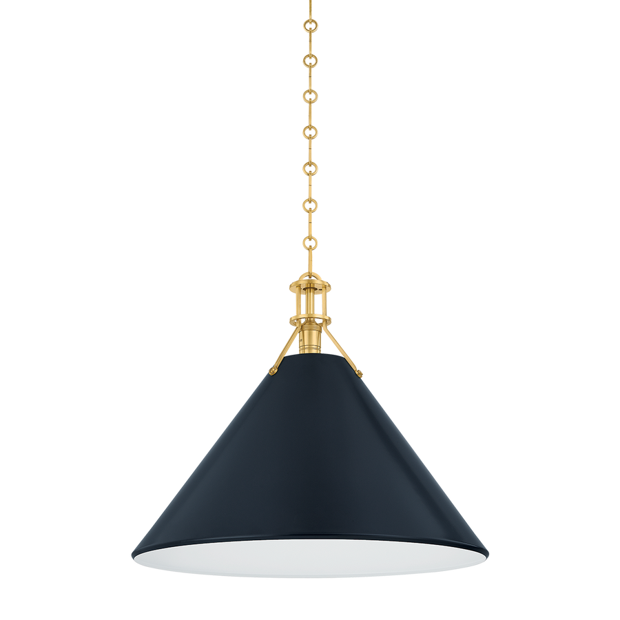 Hudson Valley Lighting Painted No. 2 Pendant — MDS352L-AGB/DBL