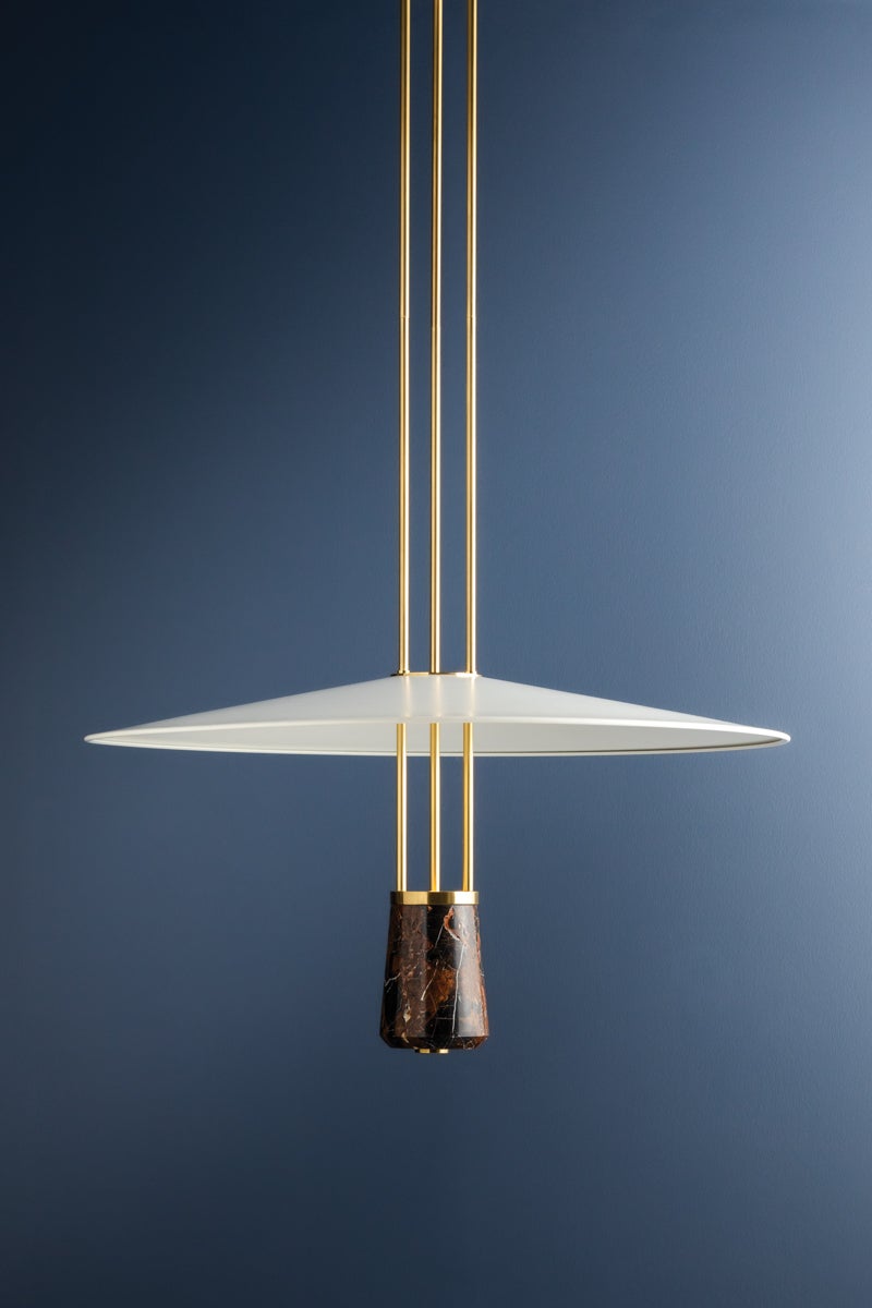 Hudson Valley Lighting BARNEGAT Pendant — 8336-AGB/SWH
