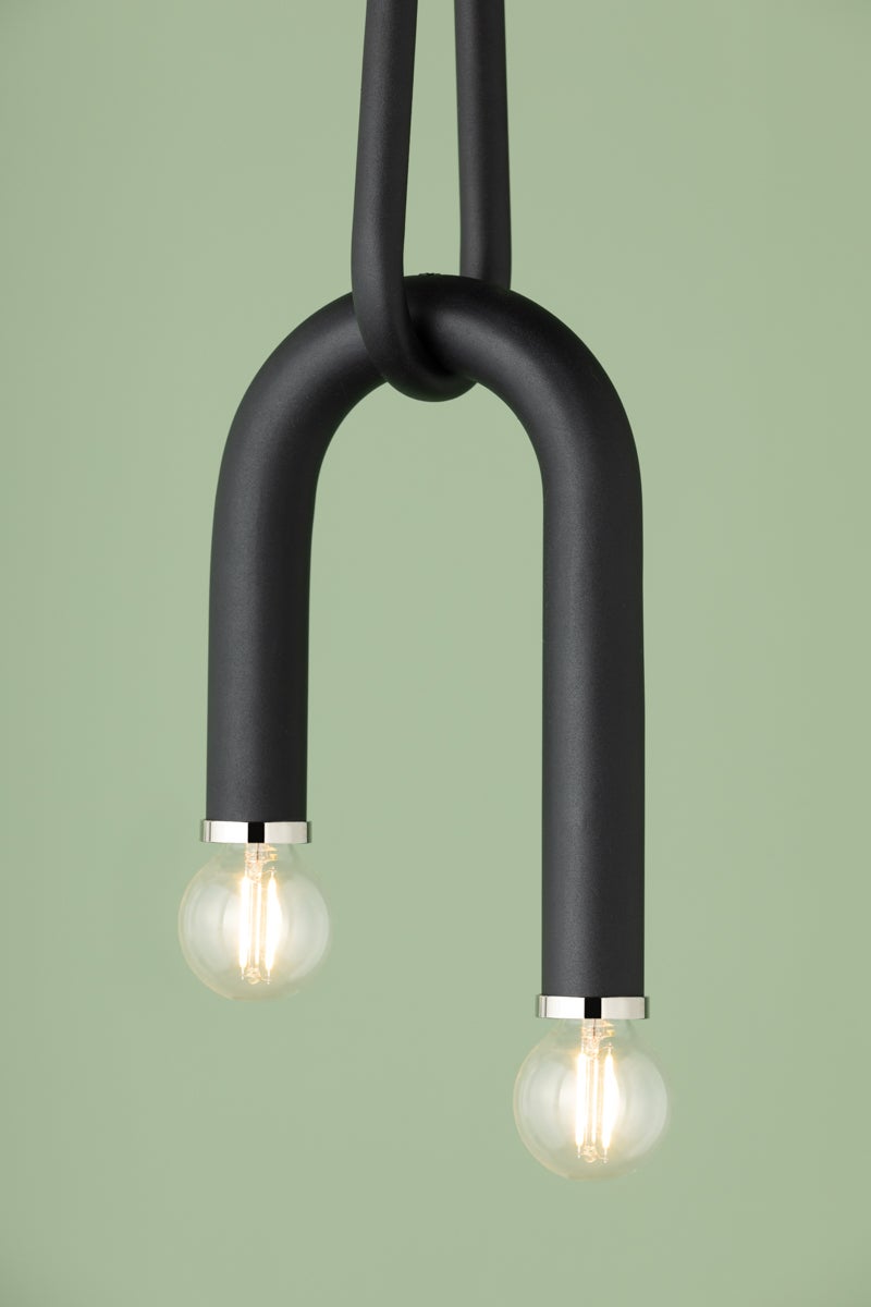 Mitzi Whit Pendant — H382702-PN/BK