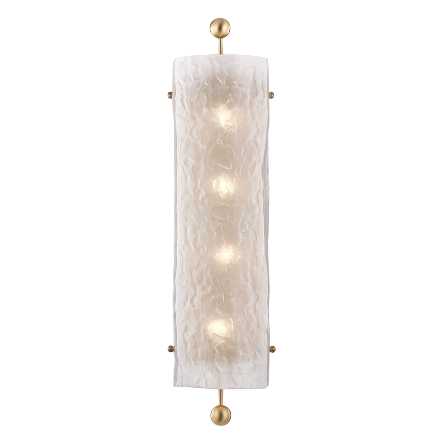 Hudson Valley Lighting Broome Wall Sconce — Aged Brass