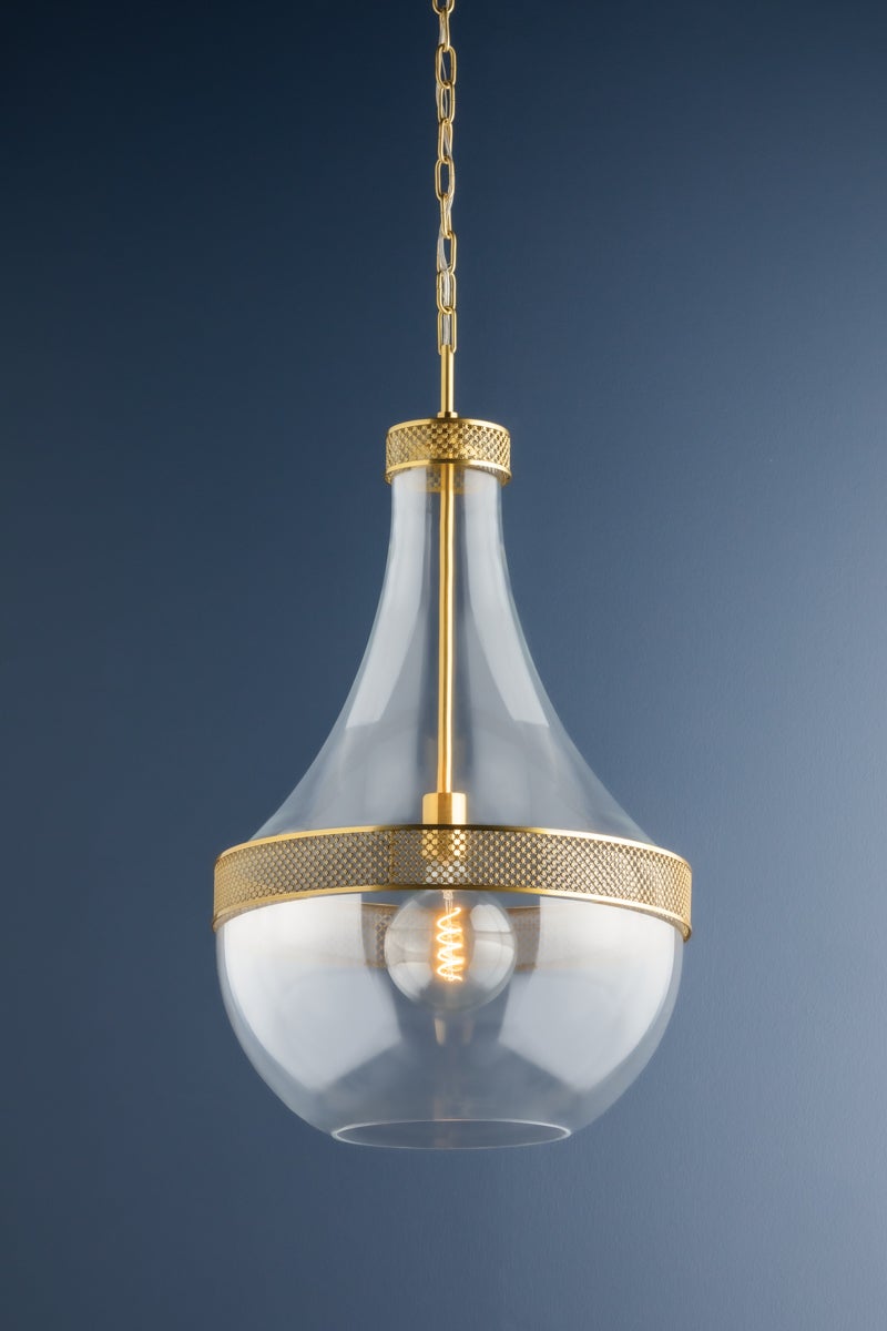 Hudson Valley Lighting Hagen Pendant — Aged Brass