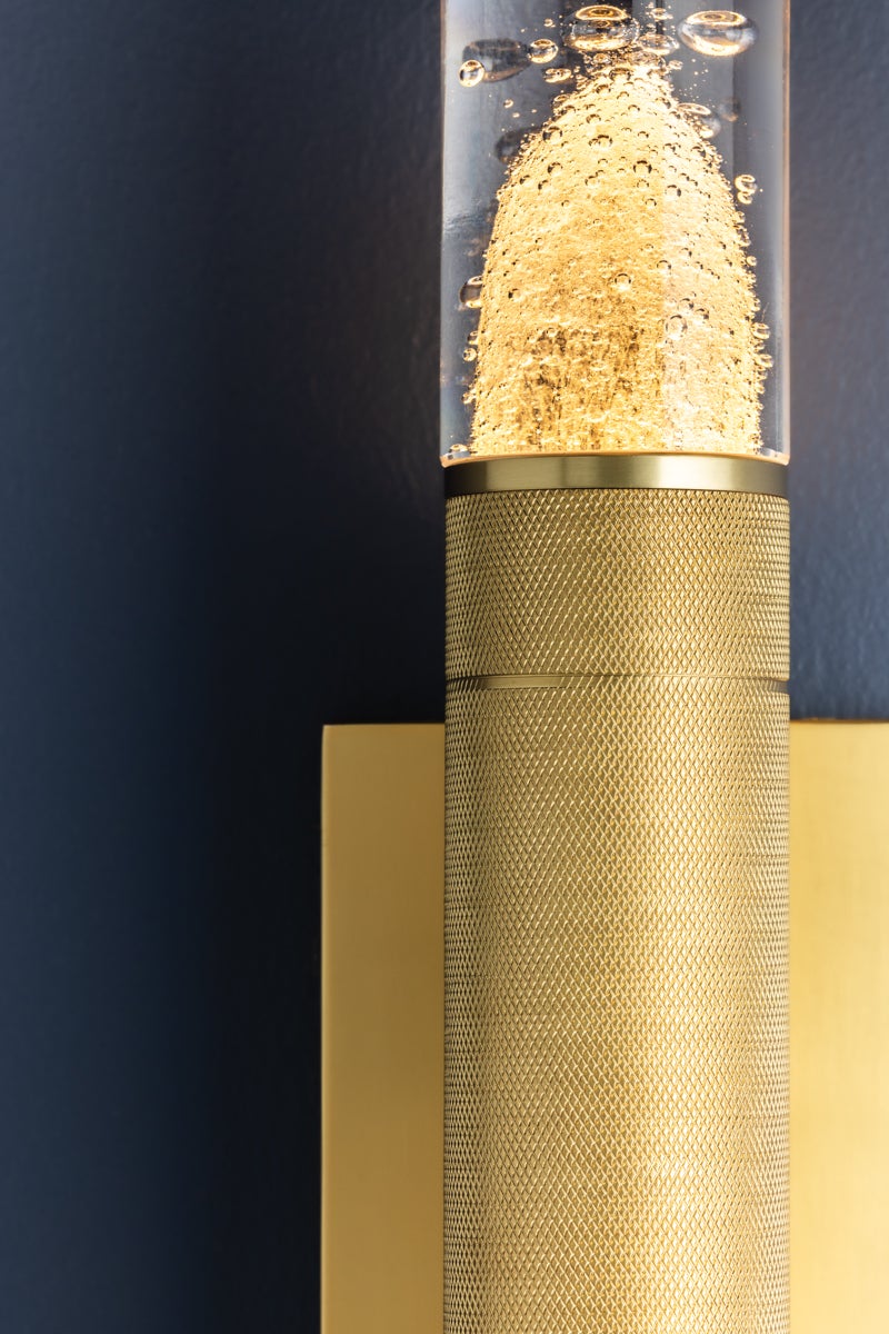 Hudson Valley Lighting GLEN COVE Wall Sconce — Aged Brass