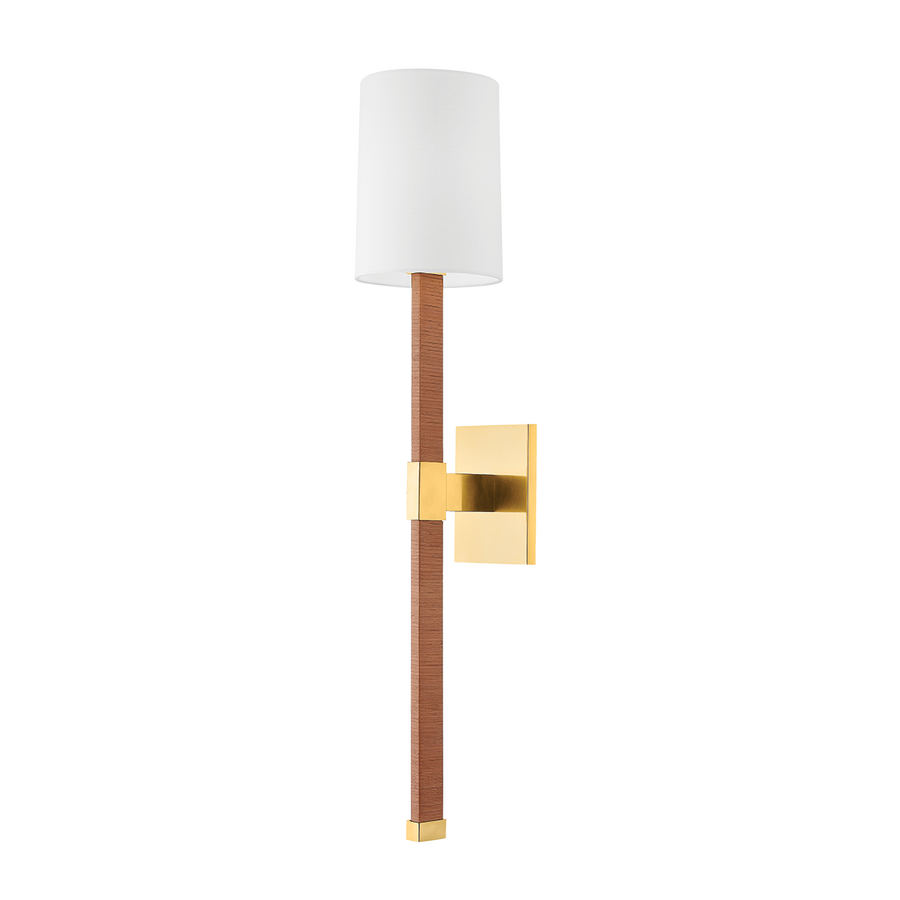 Hudson Valley Lighting MINNETONKA Wall Sconce — Aged Brass
