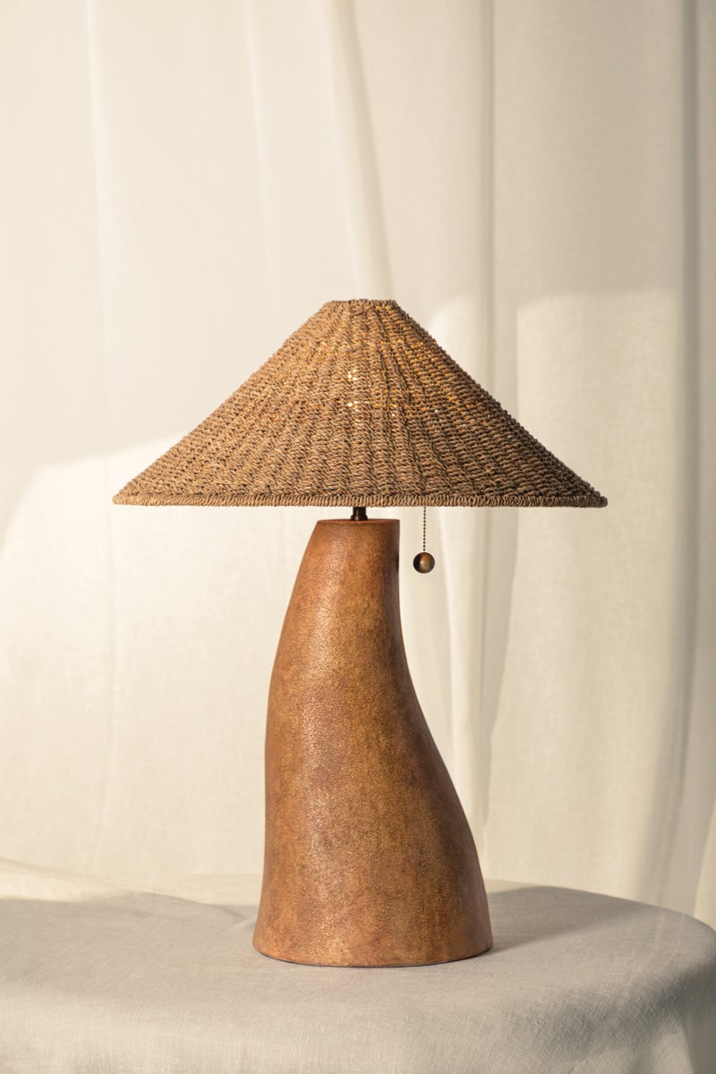 Troy Lighting Seyla TABLE LAMP — PTL1128-PBR/CAT