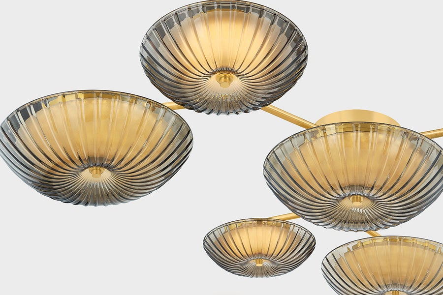 Corbett Lighting BIRMINGHAM Flush Mount — 512-52-VPB