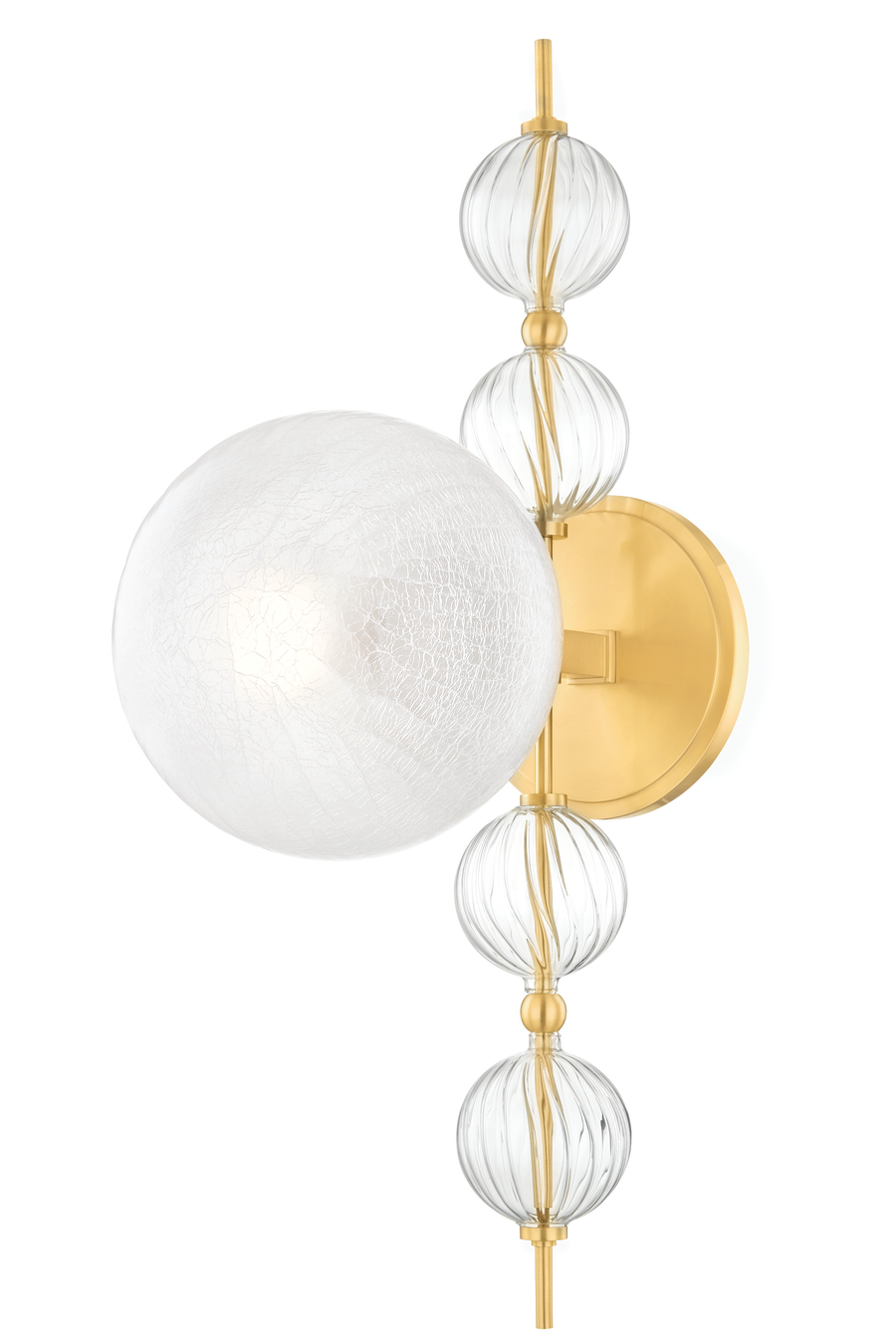 Hudson Valley Lighting Calypso Wall Sconce — Aged Brass