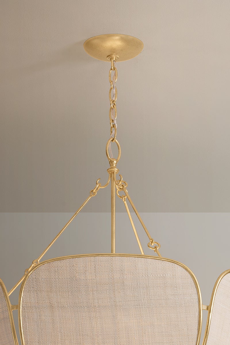 Hudson Valley Lighting Bayville Pendant — Vintage Gold Leaf