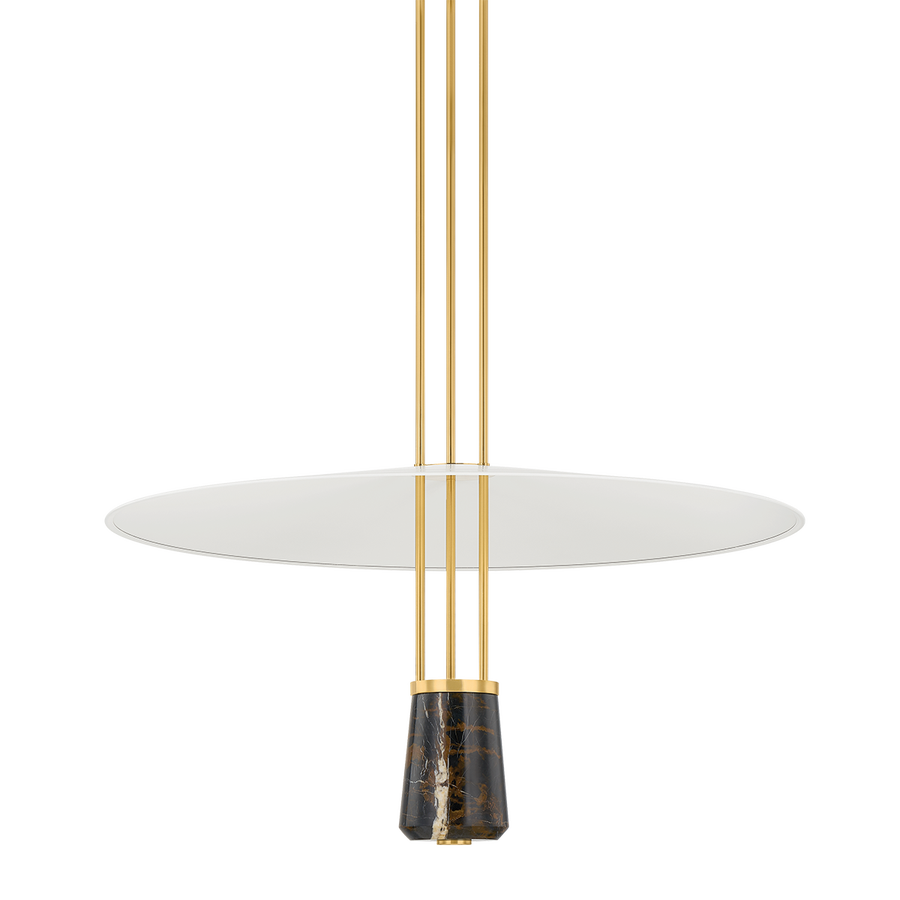 Hudson Valley Lighting BARNEGAT Pendant — 8336-AGB/SWH