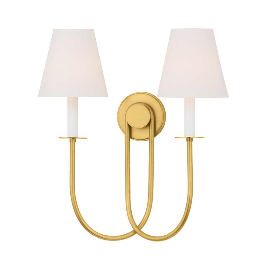 Hudson Valley Lighting MIDTOWN Wall Sconce — Aged Brass